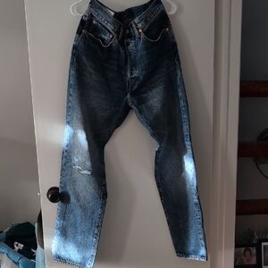 GAP Men's Dark Blue Straight Jeans